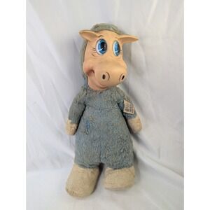 Knickerbocker Quick Draw McGraw Cow Plush 16 Inch 1959 Stuffed Animal Toy